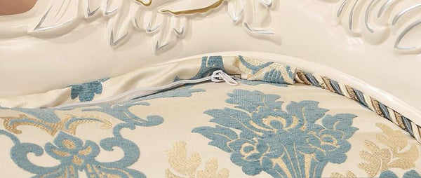 Luxury European Style solid wood fabric Sofa