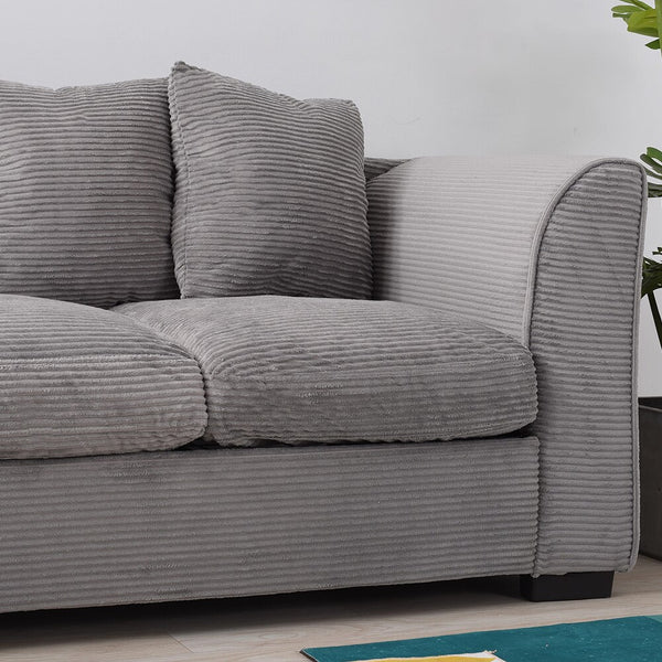 Panana Livingroom Furnitures Corner Sofa Bed /Footstool Seater with Armrest Cushions Pillows