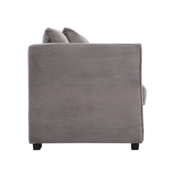 Panana Livingroom Furnitures Corner Sofa Bed /Footstool Seater with Armrest Cushions Pillows